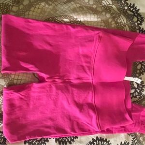 Fabletics Skulpknit leggings hot Pink M
